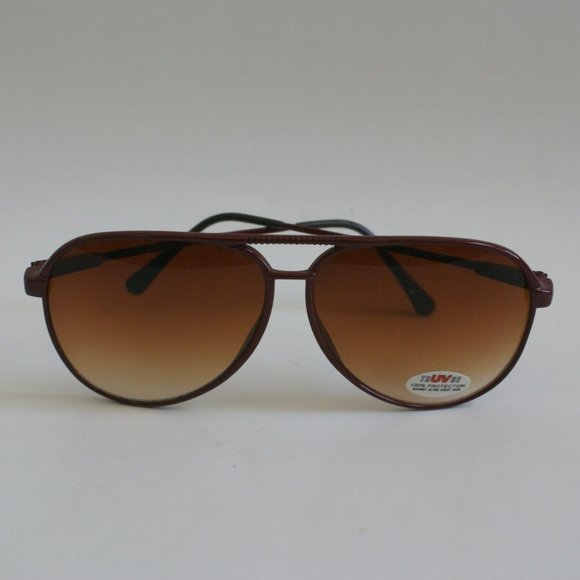 NWT TrueVintage 90's Carbon Fiber Double Bridge Aviator gradient lens Sunglasses - Picture 2 of 5